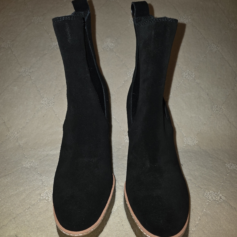 Steve Madden Morris Black Suede Women's Boots
